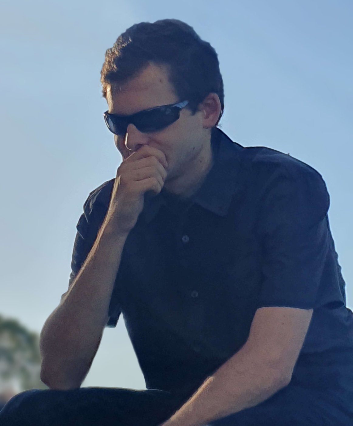 Picture of Matt thinking