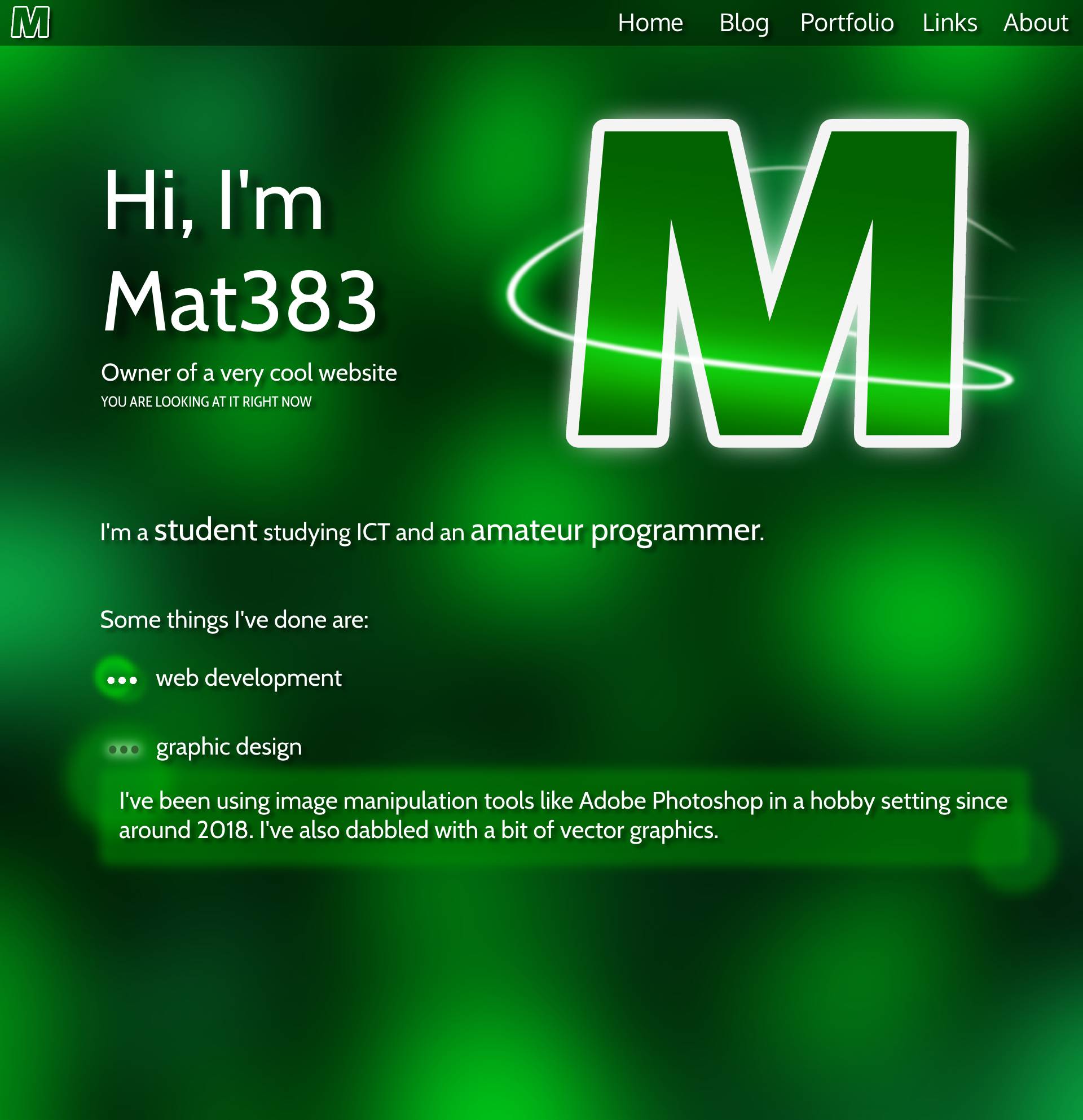 A very old concept of mat383.com